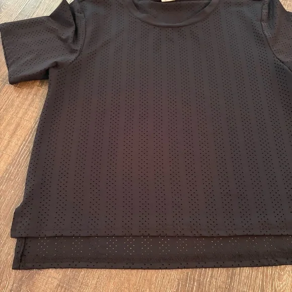 ZYIA Black Perforated Top - Picture 6 of 7